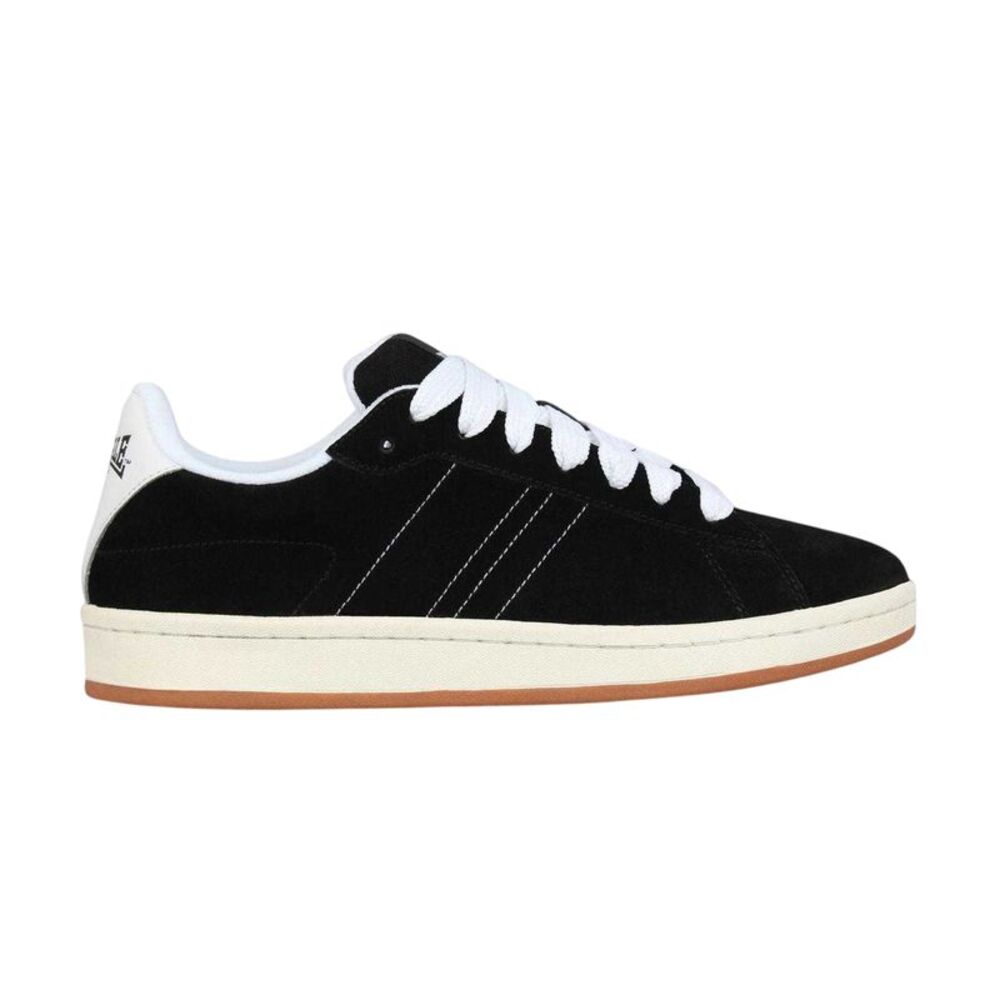 Lonsdale Mens Kensal Leather Sneakers / Black/White